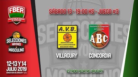 Campeonato Entrerriano de Selecciones Mayores 2019 – Villaguay vs. Concordia