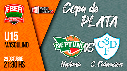 Liga Provincial Masculino U15 2021 – Copa de Plata: Neptunia vs. Social Federación (Jornada 1)