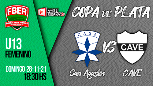 Liga Provincial Femenina U13 2021 – Copa de Plata: San Agustín vs. CAVE