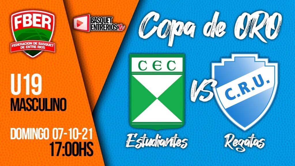 Liga Provincial Masculina U19 – Copa de Oro: Estudiantes Cdia. vs Regatas (jornada 3)