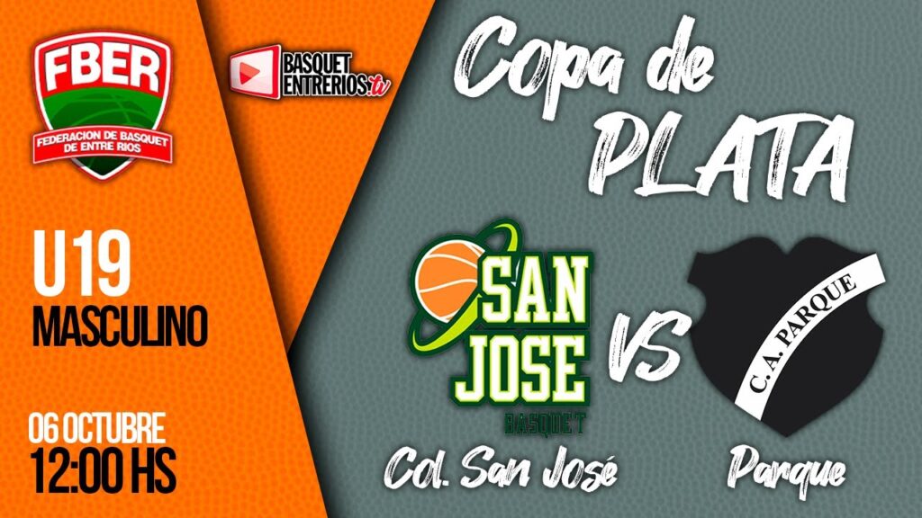 Liga Provincial Masculina U19 – Copa de Plata: Colegio San José vs. Parque de Villaguay (jornada 1)