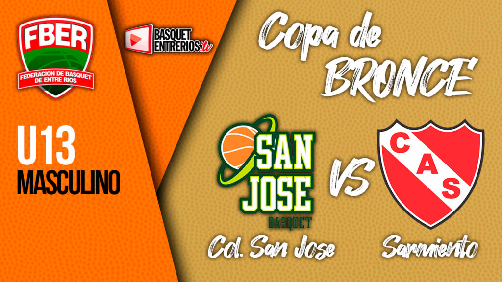 Liga Provincial Masculina U13 2021 – Copa de Bronce: Colegio San José vs Sarmiento (Jornada 3)