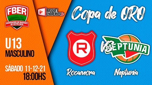 Liga Provincial Masculina U13 2021 – Copa de Oro: Rocamora vs. Neptunia (Jornada 2)
