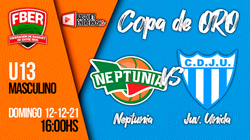 Liga Provincial Masculina U13 2021 – Copa de Oro: Neptunia vs. Juventud Unida (Jornada 3)