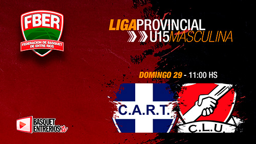 Liga Provincial Masculina U15 2022 – 3° Fase: Atlético Tala vs. La Unión de Colón