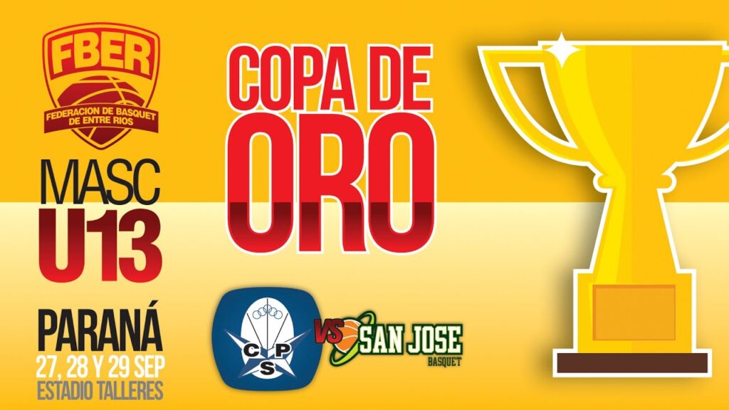 Liga Provincial U13 – COPA DE ORO: Parque Sur vs. Colegio San José