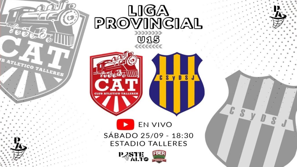 Liga Provincial Masc. U15 2021: Talleres – S. y D. San José (2° FASE)
