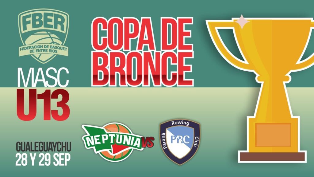 LIGA PROVINCIAL U13 – COPA DE BRONCE: Neptunia vs  Paraná Rowing Club