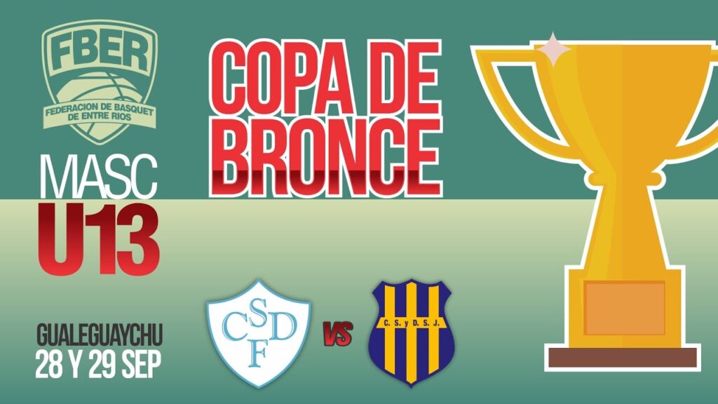 LIGA PROVINCIAL U13 – COPA DE BRONCE: Club Social y Deportivo Federación vs  San Jose