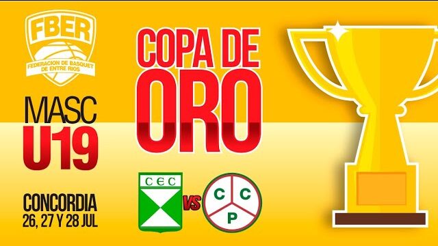 Liga Provincial U19 . Copa de Oro  – Estudiantes Concordia Vs Ciclista