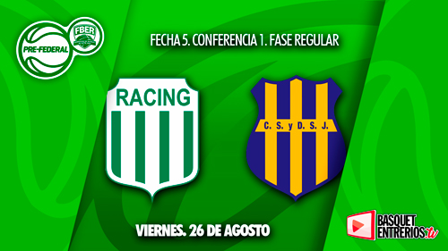 Torneo Pre Federal Entre Ríos 2022: Racing vs S. y D. San José (Conferencia 1 – 1° Fase)