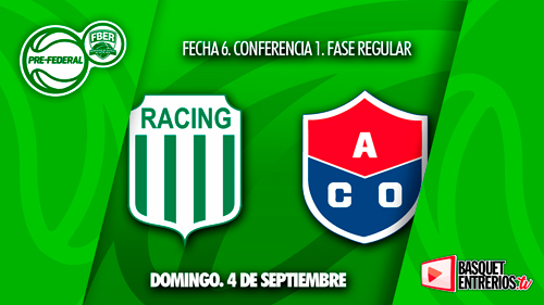 Torneo Pre Federal Entre Ríos 2022: Racing vs Olimpia (Conferencia 1 – 1° Fase)