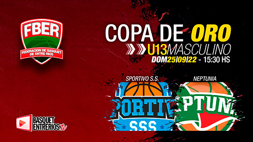 Liga Provincial Masculina U13 – Copa de Oro: S. San Salvador vs Neptunia (Juego 5)