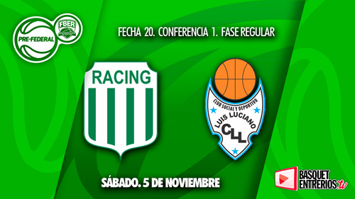 Torneo Pre Federal Entre Ríos 2022: Racing vs L. Luciano (Conferencia 1 – 1° Fase)
