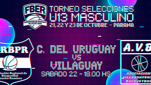 ENTRERRIANO MASCULINO U13 2022 – Primera Fase: Villaguay vs Uruguay