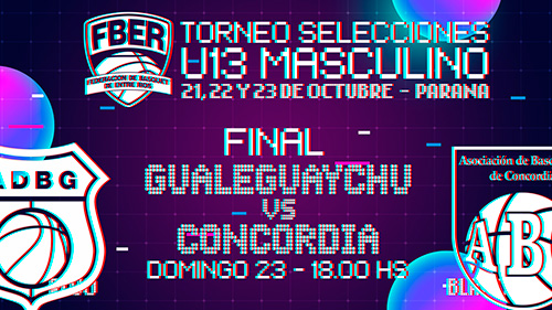 ENTRERRIANO MASCULINO U13 2022 – Final: Gualeguaychú vs. Concordia