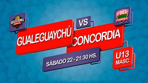 Campeonato Entrerriano de Selecciones Masculino U13 2023 (1° Fase): Gualeguaychú vs. Concordia