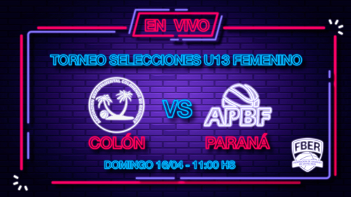 Campeonato Entrerriano Femenino de Selecciones U13 2023: Colón – Paraná
