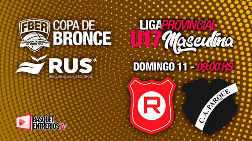 Liga Provincial Masculina U17 2023 – Copa de Bronce (Juego 3): Rocamora vs Parque