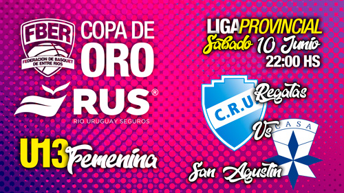 Liga Provincial Femenina U13 2023 – Copa de Oro (Juego 2): Regatas – San Agustín