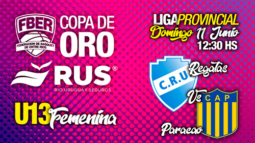 Liga Provincial Femenina U13 2023 – Copa de Oro (Juego 4): Regatas – Paracao