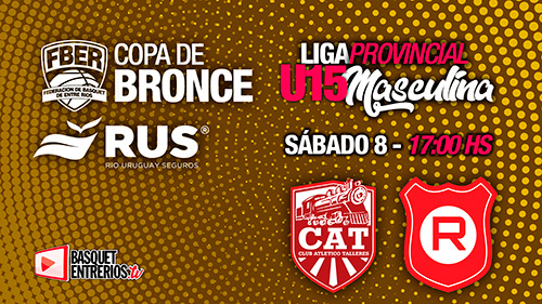 Liga Provincial Masculina U15 2023 – Copa de Bronce: Talleres vs Rocamora