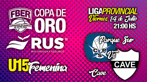 Liga Provincial Femenina U15 – Copa de Oro: Parque Sur – CAVE