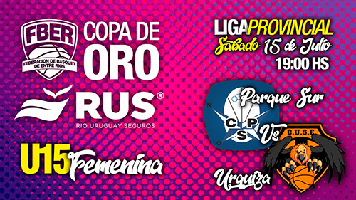 Liga Provincial Femenina U15 – Copa de Oro: Parque Sur – Urquiza
