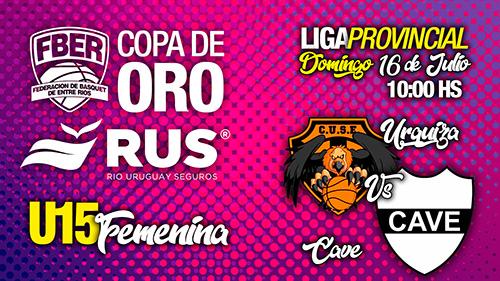 Liga Provincial Femenina U15 – Copa de Oro: Urquiza – CAVE