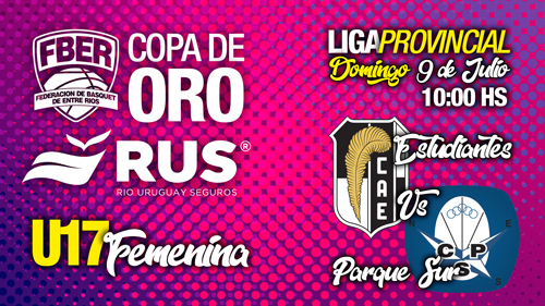 Liga Provincial Femenina U17 2023 – Copa de Oro: Parque Sur vs Estudiantes Pna.