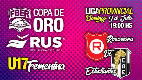 Liga Provincial Femenina U17 2023 – Copa de Oro: Rocamora vs Estudiantes Pna.