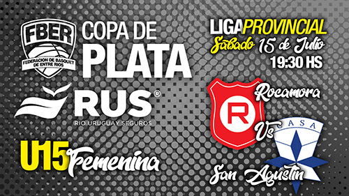 Liga Provincial Femenina U15 2023 – Copa de Plata: Rocamora vs. San Agustín