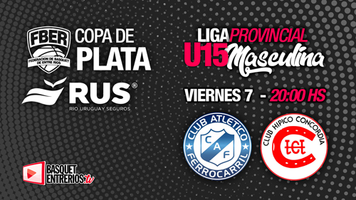 Liga Provincial Masculina U15 2023 – Copa de Plata: Ferrocarril Cdia. vs Club Hípico