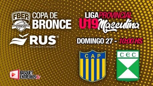 Liga Provincial Masculina U19 2023 – Copa de Bronce: Paracao vs. Estudiantes Cdia.