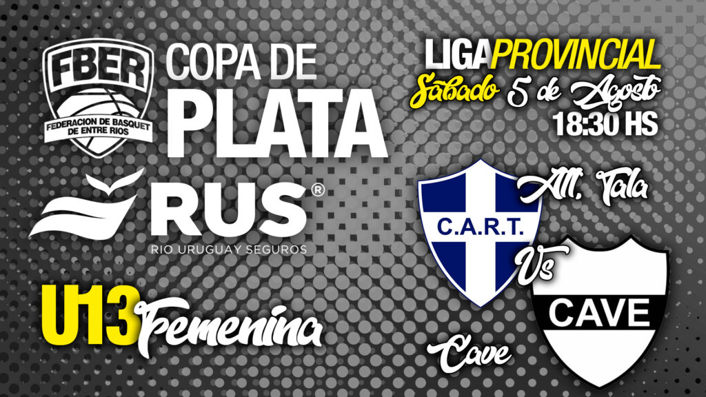 Liga Provincial Femenina U13 2023 – Copa de Plata: Atl. Tala vs CAVE