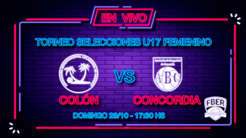 Campeonato Entrerriano Femenino U17 2023: Colón vs. Concordia