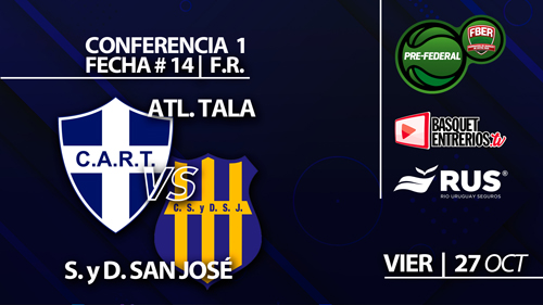 Torneo Pre Federal Masculino 2023 – Conferencia 1: Atlético Tala – S. y D. San José