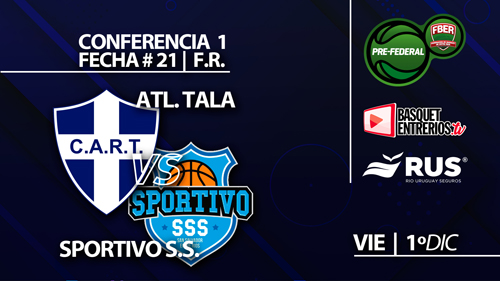 Torneo Pre Federal Masculino 2023 – Conferencia 1: Atlético Tala – Sportivo S.S.