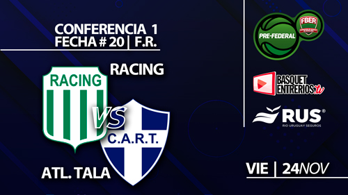 Torneo Pre Federal Masculino 2023: Racing – Atlético Tala