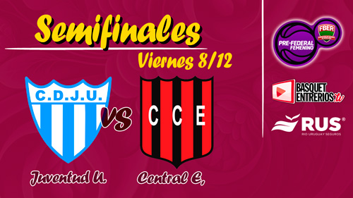 Torneo Pre Federal Femenino 2023 – Semifinal 1: Juventud Unida – C. Entrerriano