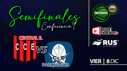 Torneo Pre Federal Masculino 2023 – Conferencia 1 / Semifinal 2: C. Entrerriano – Parque Sur