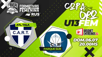 Liga Provincial Femenina U13 2025 – Copa de Oro: Atlético Tala – Parque Sur