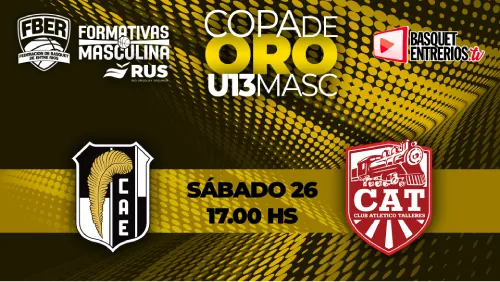 Liga Provincial Masculina U13 2025 – Copa de Oro: Estudiantes Pna. – Talleres (Juego 3)