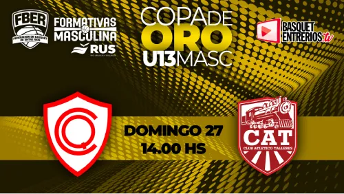 Liga Provincial Masculina U13 2025 – Copa de Oro: Quique – Talleres (Juego 5)