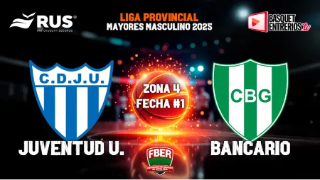 Liga Provincial de Mayores 2025 – Primera Fase: Juventud Unida – Bancario (Fecha 1)