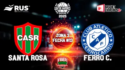 Liga Provincial Masculina de Mayores 2025 – Primera Fase: Santa Rosa – Ferrocarril C.