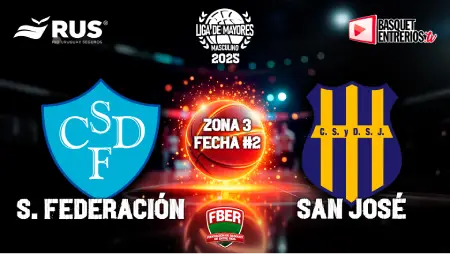 Liga Provincial de Mayores 2025 – Primera Fase: Social Federación – San José (Fecha 2)