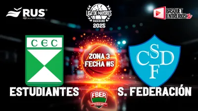 Liga Provincial de Mayores 2025 – Primera Fase (Fecha 5): Estudiantes Cdia – S. Federación