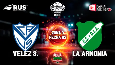 Liga Provincial de Mayores 2025 – Primera Fase (Fecha 5): Vélez Sársfield – La Armonía