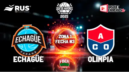 Liga Provincial Masculina de Mayores 2025 – Primera Fase: Echagüe – Olimpia